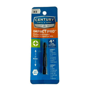 Century Drill & Tool #3 Impact Pro Phillips Torsion Bit 66203